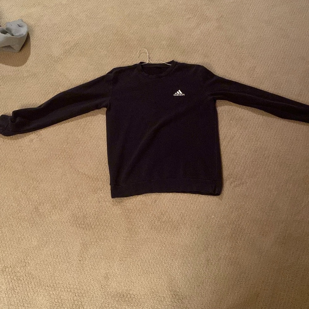 Black Adidas Crew Neck